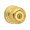 Kwikset Kwikset SmartKey Juno Polished Brass Entry Door Knob KW1 1-3/4 in. 97402-734 - alternate 2